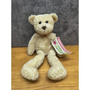 VTG 1999 Commonwealth Teddy Bear W/Bow Hug A Plush 12"‎